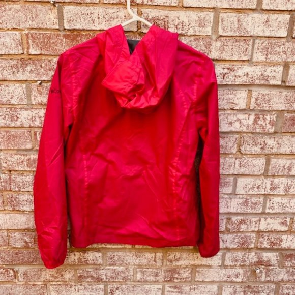 Columbia Girl's Magenta Lightweight Full Zip Coat Jacket Size 14/16 - Picture 9 of 16